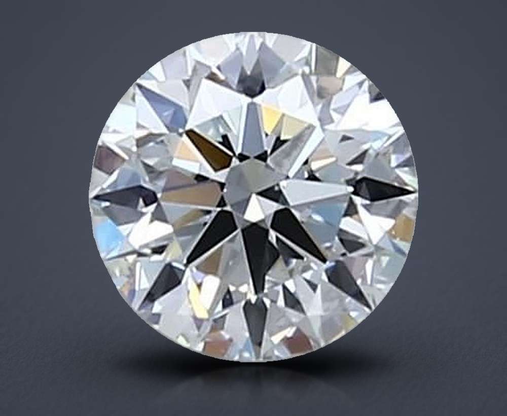 0.65ct G VVS2 Rare Carat Ideal Cut Round Diamond