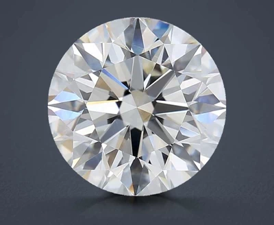 3.17ct I VVS2 Rare Carat Ideal Cut Round Diamond
