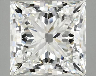 8.13ct E VVS2 Rare Carat Ideal Cut Princess Lab Grown Diamond