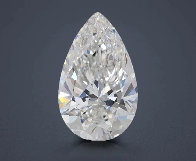 6.07ct E VS1 Rare Carat Ideal Cut Pear Lab Grown Diamond