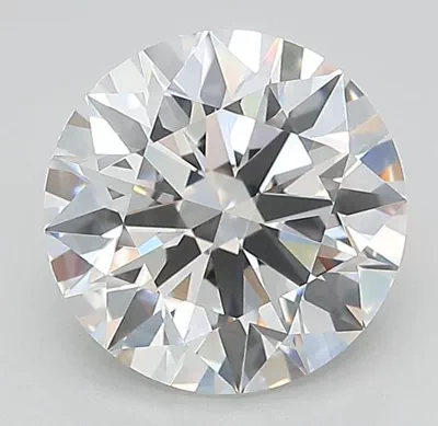 2.12ct F IF Rare Carat Ideal Cut Round Lab Grown Diamond