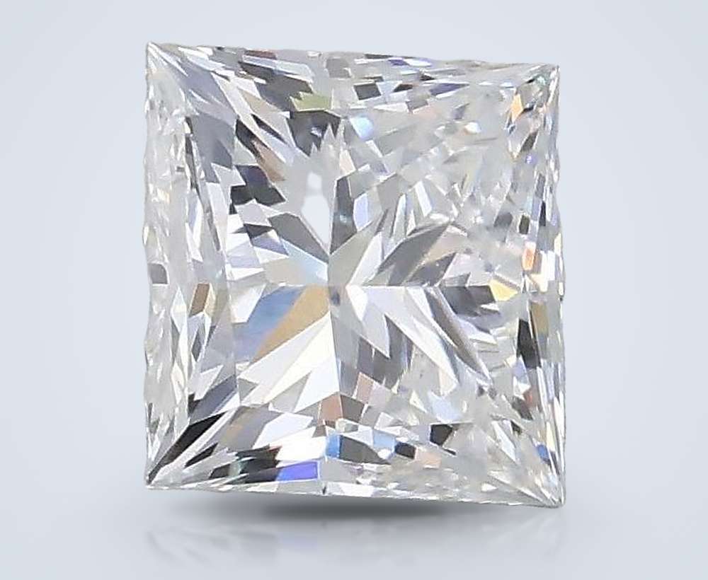 0.90ct D VVS2 Rare Carat Ideal Cut Princess Lab Grown Diamond
