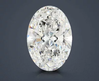 10.73ct F VVS2 Rare Carat Ideal Cut Oval Lab Grown Diamond