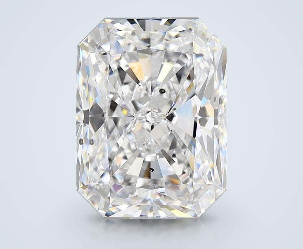 2.71ct D SI1 Very Good Cut Radiant Diamond
