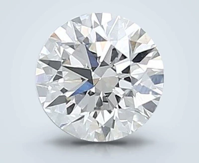 2.01ct F VS2 Rare Carat Ideal Cut Round Lab Grown Diamond