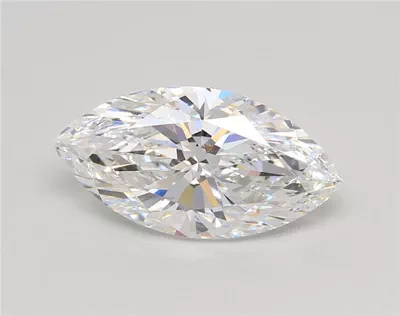 3.02ct E VVS2 Rare Carat Ideal Cut Marquise Lab Grown Diamond
