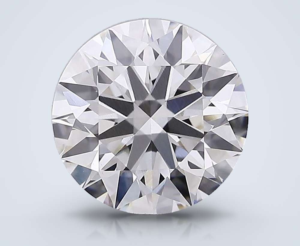 2.09ct H VVS2 Rare Carat Ideal Cut Round Lab Grown Diamond