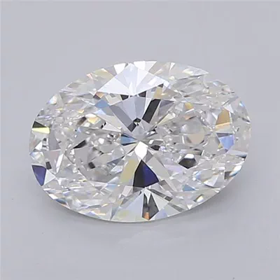 2.03ct E VS1 Rare Carat Ideal Cut Oval Lab Grown Diamond