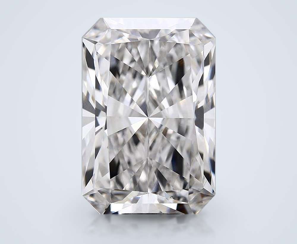 12.13ct G VS1 Rare Carat Ideal Cut Radiant Lab Grown Diamond