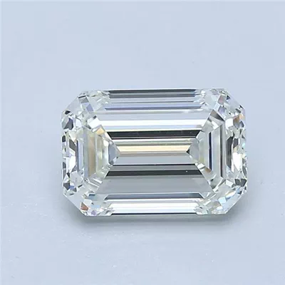 1.35ct H VVS1 Rare Carat Ideal Cut Emerald Diamond