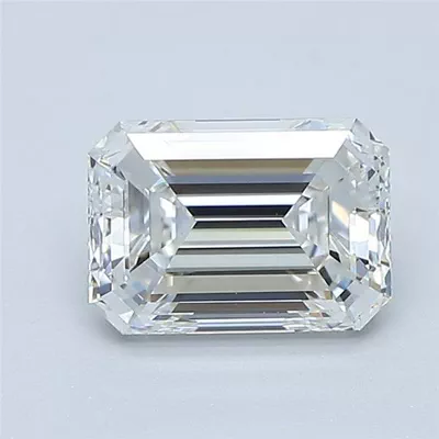1.30ct G VVS1 Rare Carat Ideal Cut Emerald Diamond