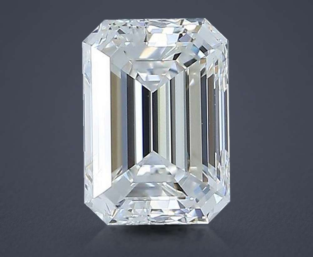 1.30ct G VVS1 Rare Carat Ideal Cut Emerald Diamond
