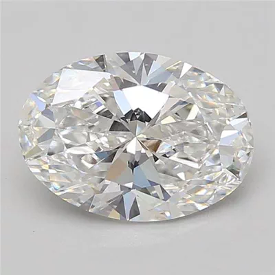 3.07ct D VS1 Rare Carat Ideal Cut Oval Lab Grown Diamond