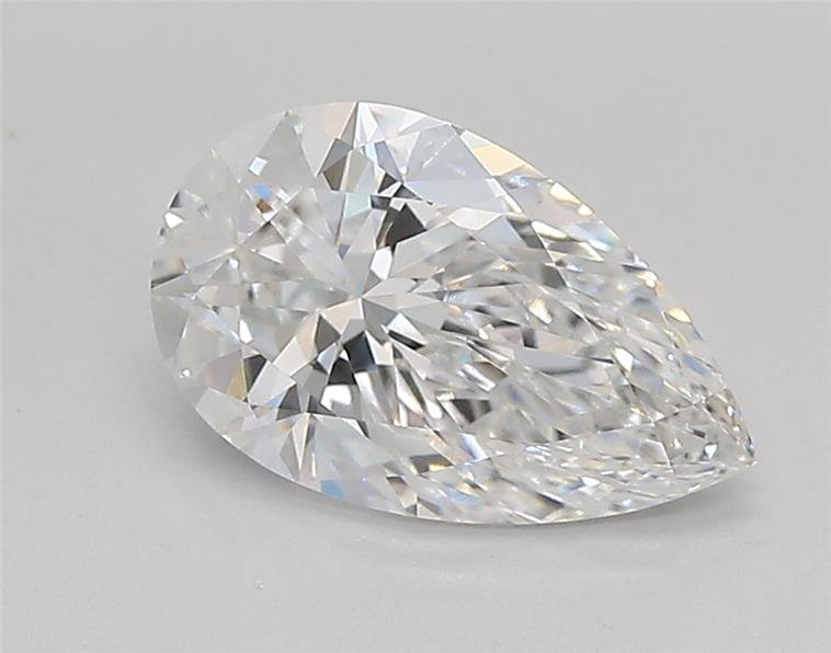1.38ct E VVS2 Rare Carat Ideal Cut Pear Lab Grown Diamond