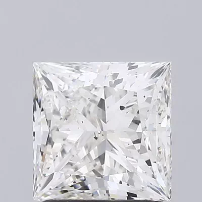 1.62ct H SI1 Rare Carat Ideal Cut Princess Lab Grown Diamond