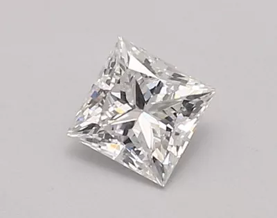 0.56ct D VVS2 Rare Carat Ideal Cut Princess Lab Grown Diamond