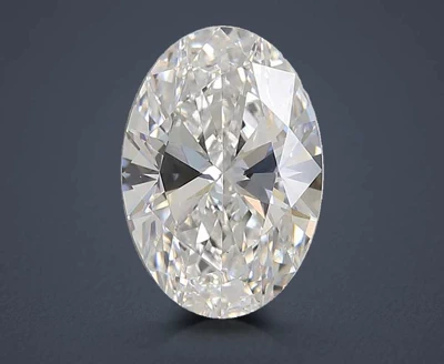 3.08ct E VS1 Rare Carat Ideal Cut Oval Lab Grown Diamond