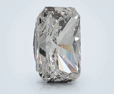 5.01ct D SI2 Rare Carat Ideal Cut Radiant Diamond