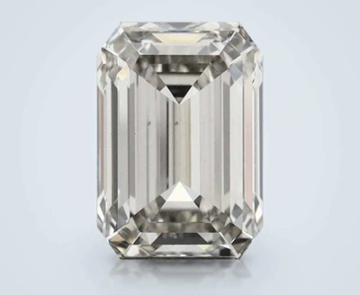 3.02ct J VS2 Rare Carat Ideal Cut Emerald Lab Grown Diamond
