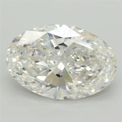 5.02ct F VVS2 Very Good Cut Oval Lab Grown Diamond