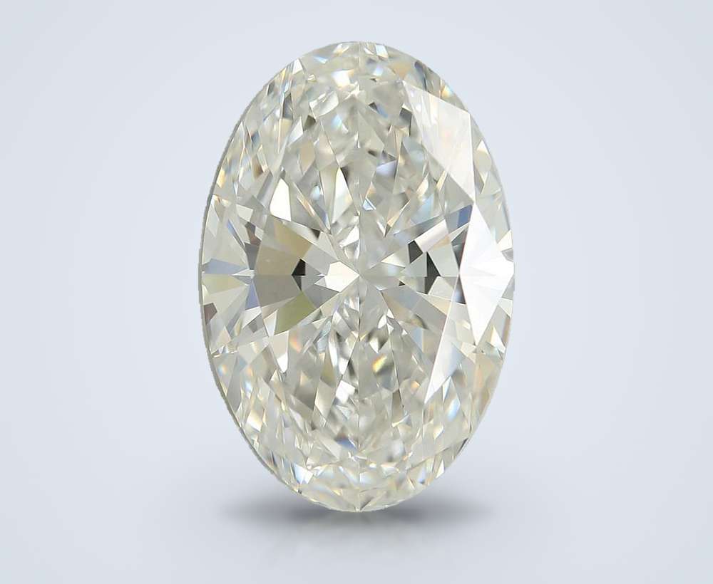 5.02ct F VVS2 Very Good Cut Oval Lab Grown Diamond