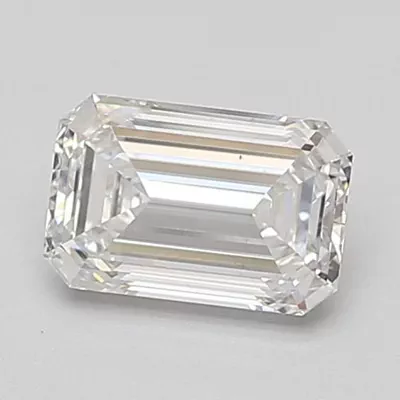 1.30ct D VS1 Rare Carat Ideal Cut Emerald Lab Grown Diamond