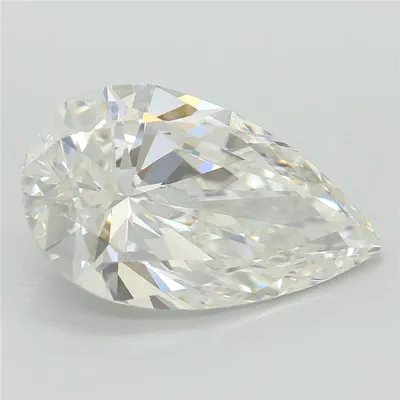 3.50ct F VS1 Rare Carat Ideal Cut Pear Lab Grown Diamond