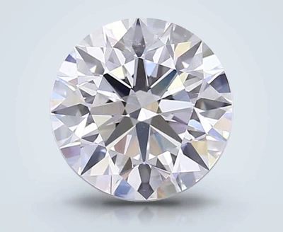 4.03ct F VS1 Rare Carat Ideal Cut Round Lab Grown Diamond
