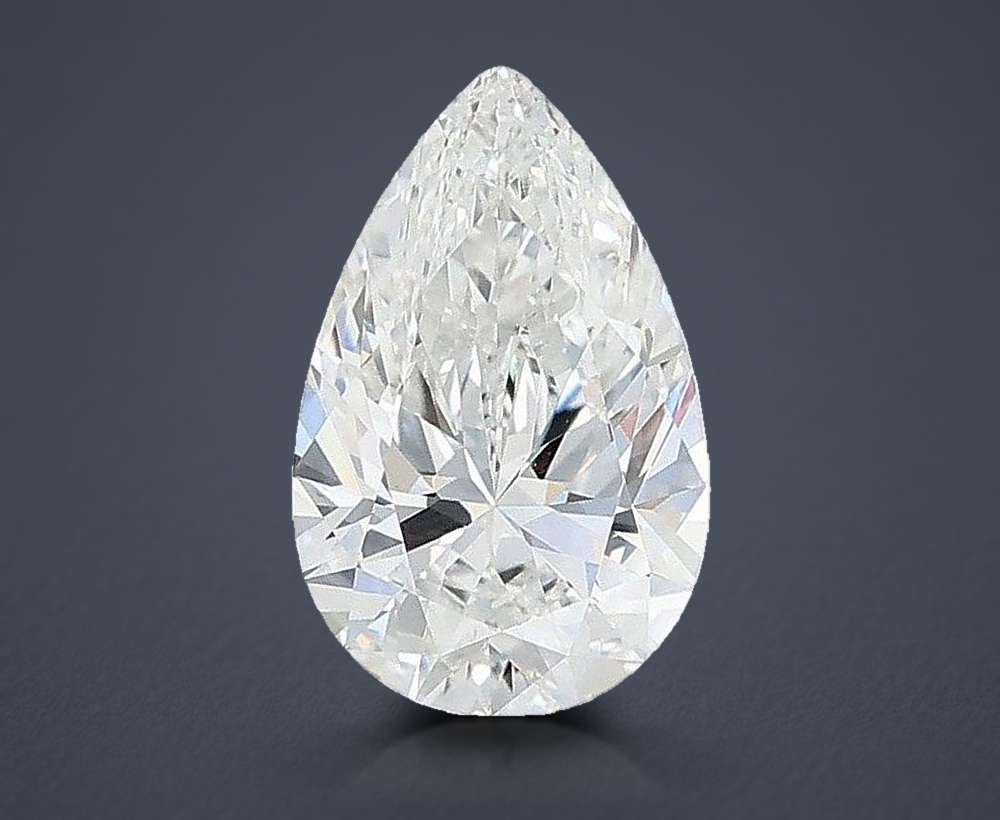 1.50ct F VS1 Rare Carat Ideal Cut Pear Lab Grown Diamond