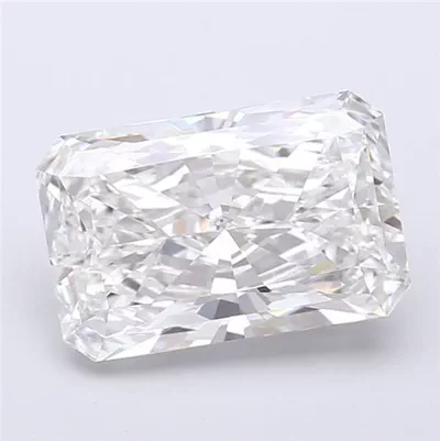 4.18ct E VVS2 Rare Carat Ideal Cut Radiant Lab Grown Diamond