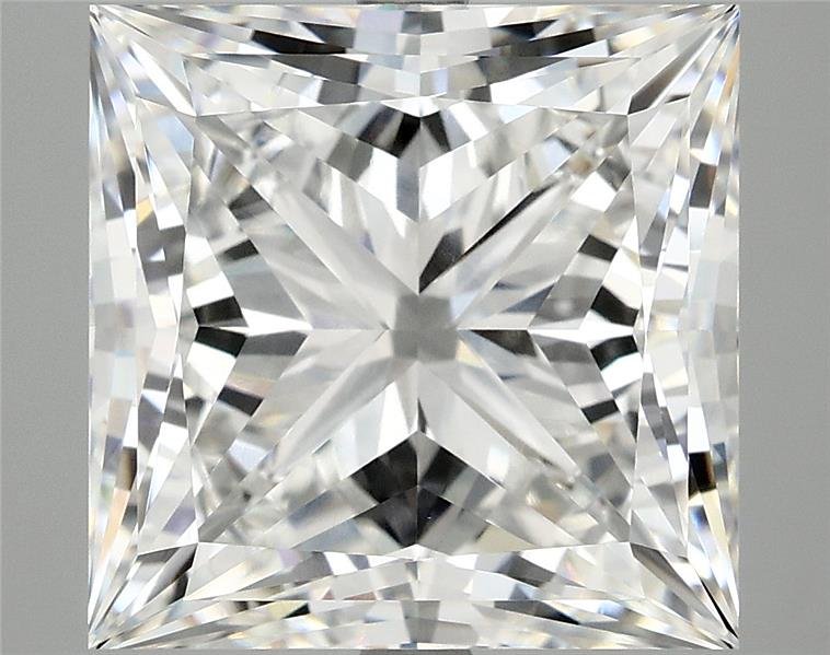 7.78ct E VVS2 Rare Carat Ideal Cut Princess Lab Grown Diamond