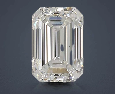 1.49ct D VS1 Rare Carat Ideal Cut Emerald Lab Grown Diamond