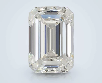 3.07ct E VS1 Rare Carat Ideal Cut Emerald Lab Grown Diamond