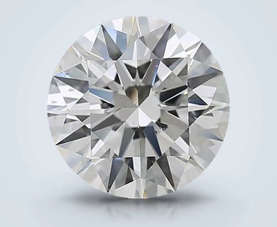 4.51ct I SI1 Rare Carat Ideal Cut Round Diamond