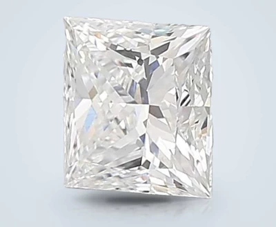 2.54ct E VVS2 Rare Carat Ideal Cut Princess Lab Grown Diamond