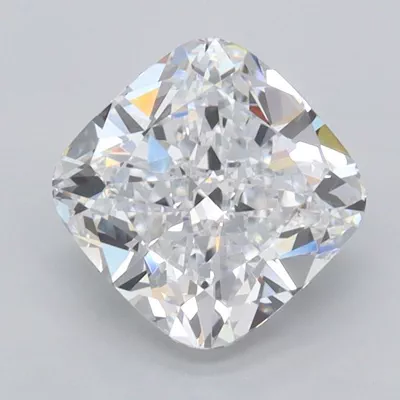 2.06ct D VVS1 Rare Carat Ideal Cut Cushion Lab Grown Diamond