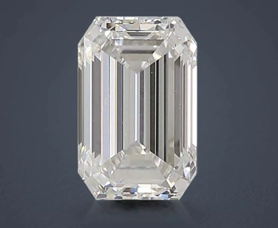 1.87ct D VVS1 Rare Carat Ideal Cut Emerald Lab Grown Diamond