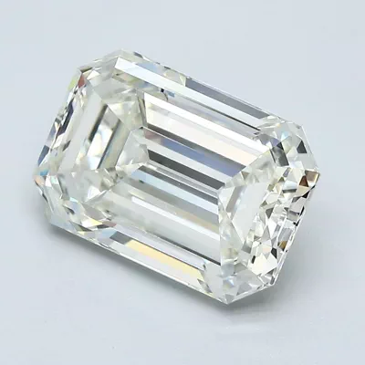 3.96ct J VVS2 Excellent Cut Emerald Diamond