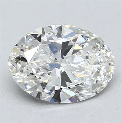 1.45ct F VS1 Rare Carat Ideal Cut Oval Lab Grown Diamond