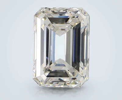 7.02ct G VVS2 Rare Carat Ideal Cut Emerald Lab Grown Diamond