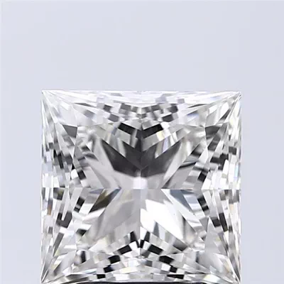 3.05ct H VS1 Rare Carat Ideal Cut Princess Lab Grown Diamond