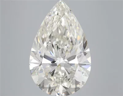 5.53ct H VS1 Rare Carat Ideal Cut Pear Lab Grown Diamond