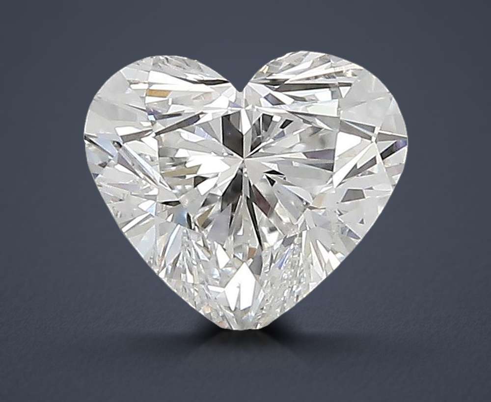 0.82ct H SI2 Excellent Cut Heart Diamond