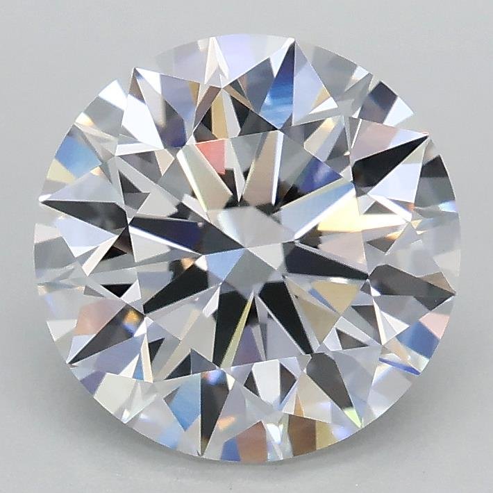 2.03ct D VVS2 Rare Carat Ideal Cut Round Lab Grown Diamond