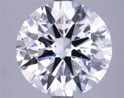 3.69ct F SI1 Rare Carat Ideal Cut Round Lab Grown Diamond