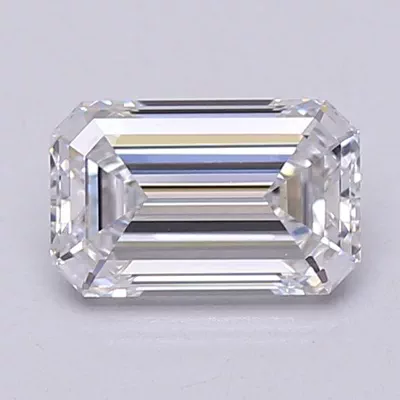 1.33ct D VVS2 Rare Carat Ideal Cut Emerald Lab Grown Diamond