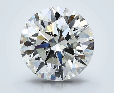 3.56ct K SI1 Rare Carat Ideal Cut Round Diamond