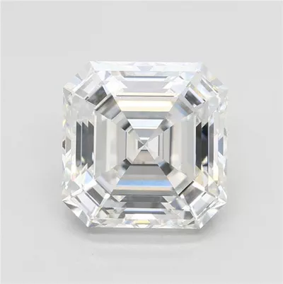 3.08ct F VVS2 Rare Carat Ideal Cut Asscher Lab Grown Diamond