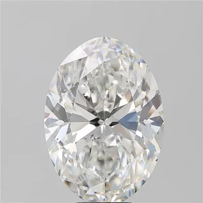 8.08ct G SI2 Rare Carat Ideal Cut Oval Diamond