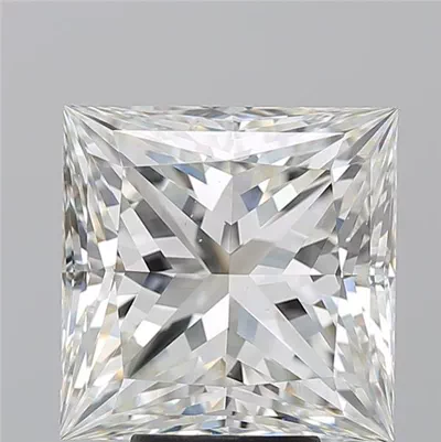 6.55ct I SI1 Rare Carat Ideal Cut Princess Diamond